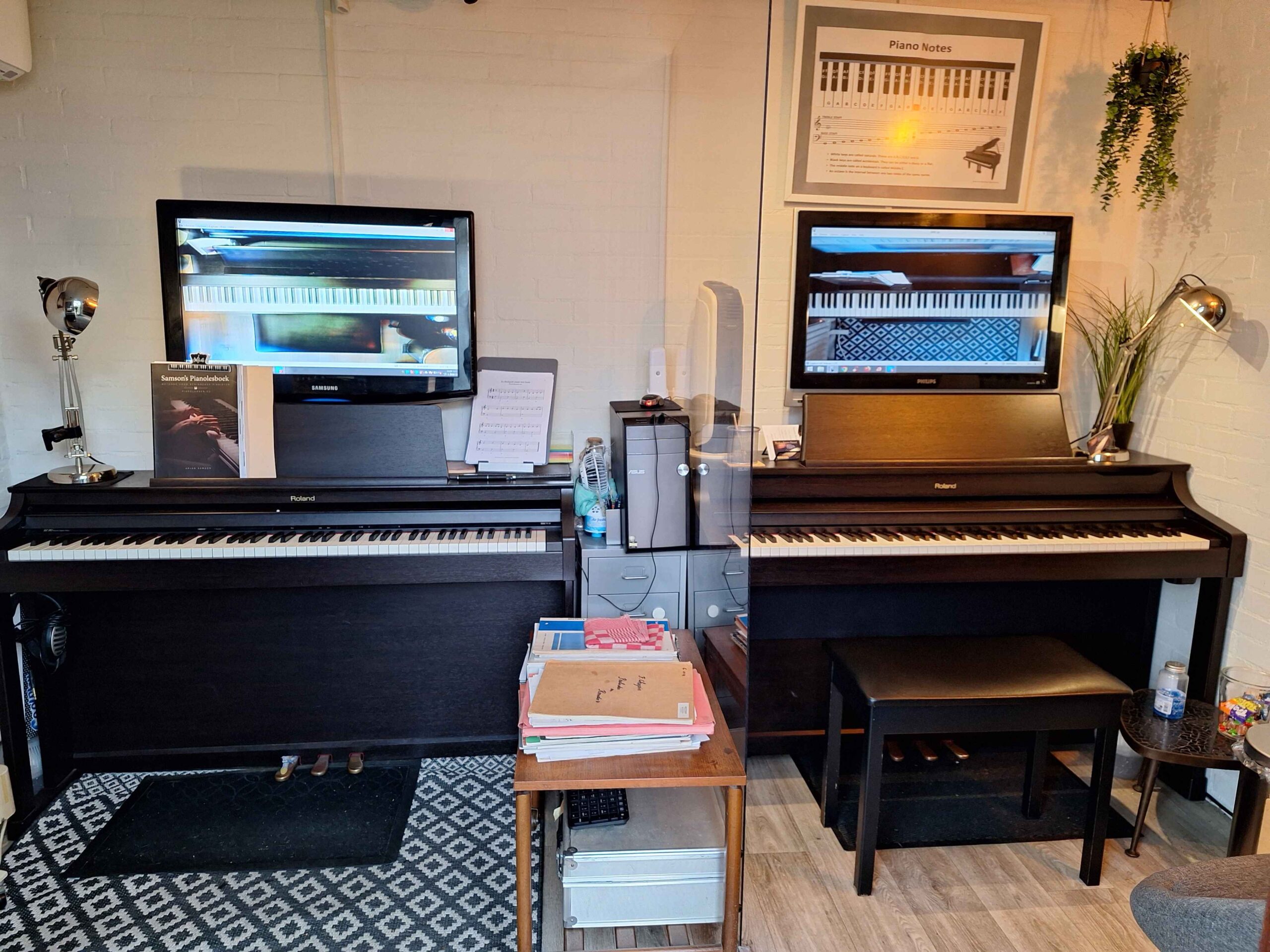 Pianoles ruimte Rotterdam Ommoord